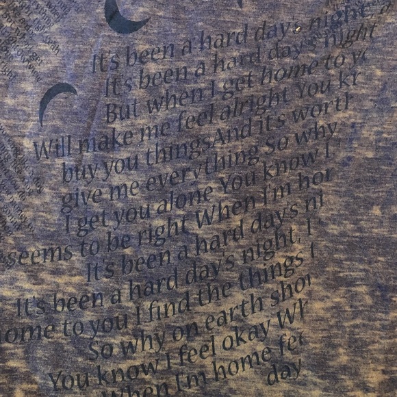 Hard Rock x Beatles burnout t-shirt M - Picture 3 of 4